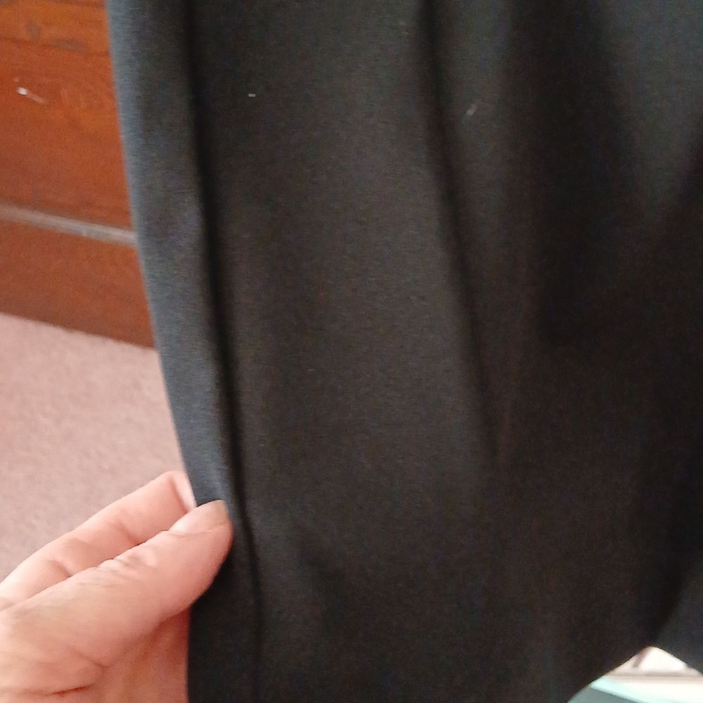 New Loft L Petites Bkack Wide Leg Pants - Picture 8 of 10